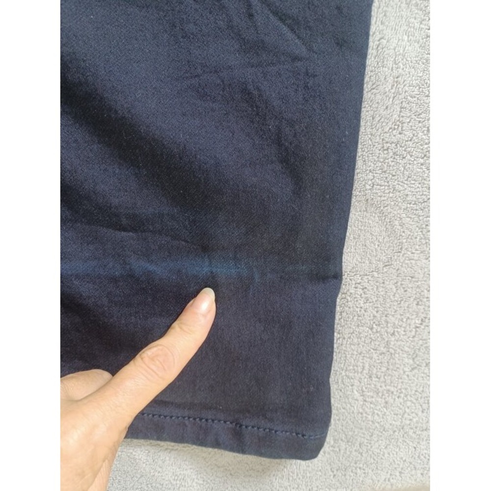 Carbon Slim Fit Jeans Men 40 Low Wasit Dark Wash Blue Whiskered Faded Distressed - Picture 15 of 15